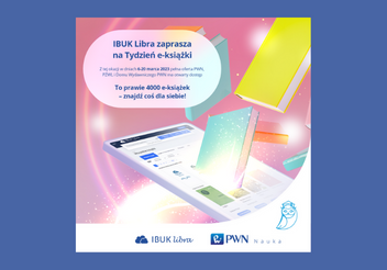 Tydzień e-książki. Przyjdź do nas po darmowy kod! Tydzień e-książki. Przyjdź do nas po darmowy kod!
