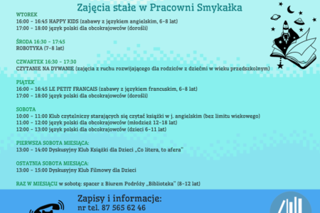 Zapisy na zajęcia w bibliotece 2023/2024 Zapisy na zajęcia w bibliotece 2023/2024