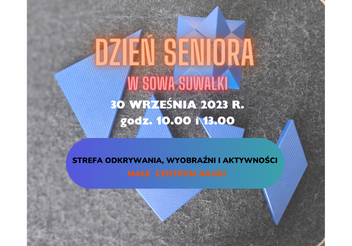 Weekend seniora z kulturą w SOWA Suwałki