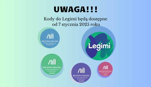 Kody Do Legimi W 2025 Roku Biblioteka Publiczna Im Marii